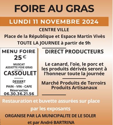 FOIRE AU GRAS