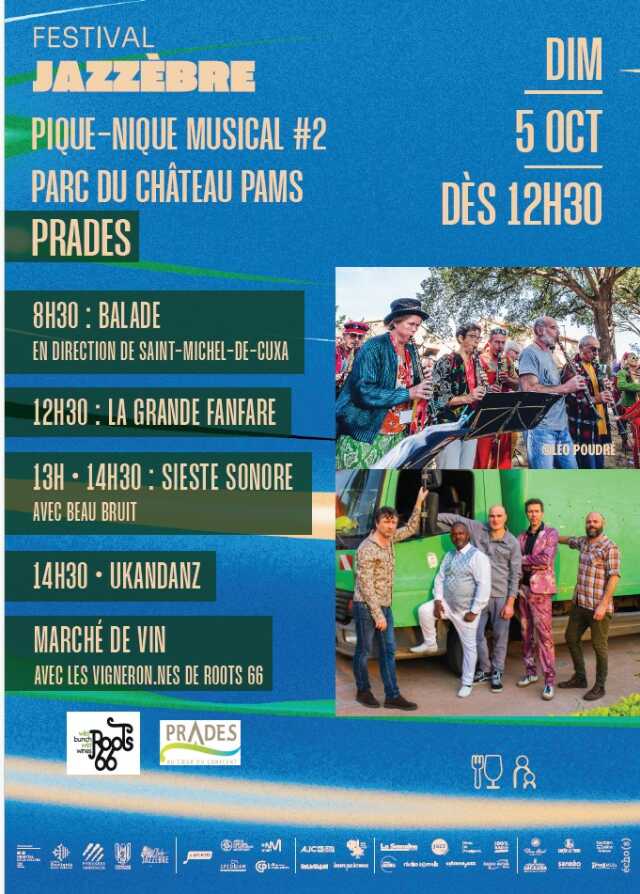 FESTIVAL JAZZÈBRE - PIQUE-NIQUE 2 : UKANDANZ + LA GRANDE FANFARE