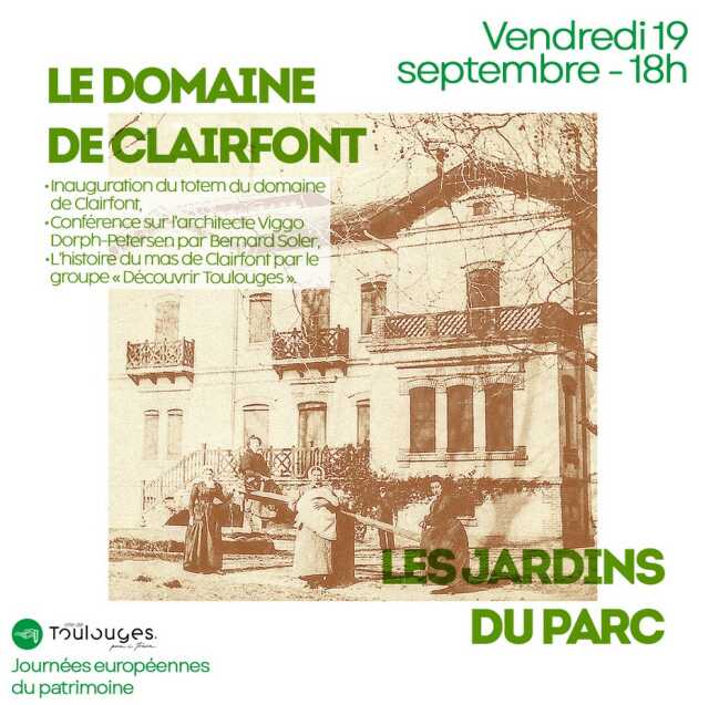JOURNÉES DU PATRIMOINE - LE DOMAINE DE CLAIRFONT