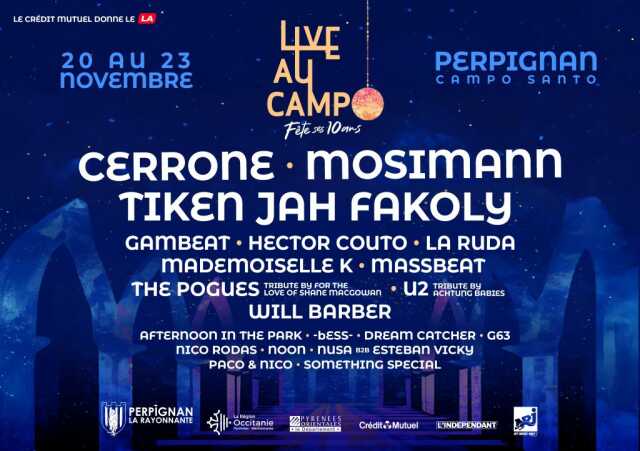 LIVE AU CAMPO FÊTE SES 10 ANS
