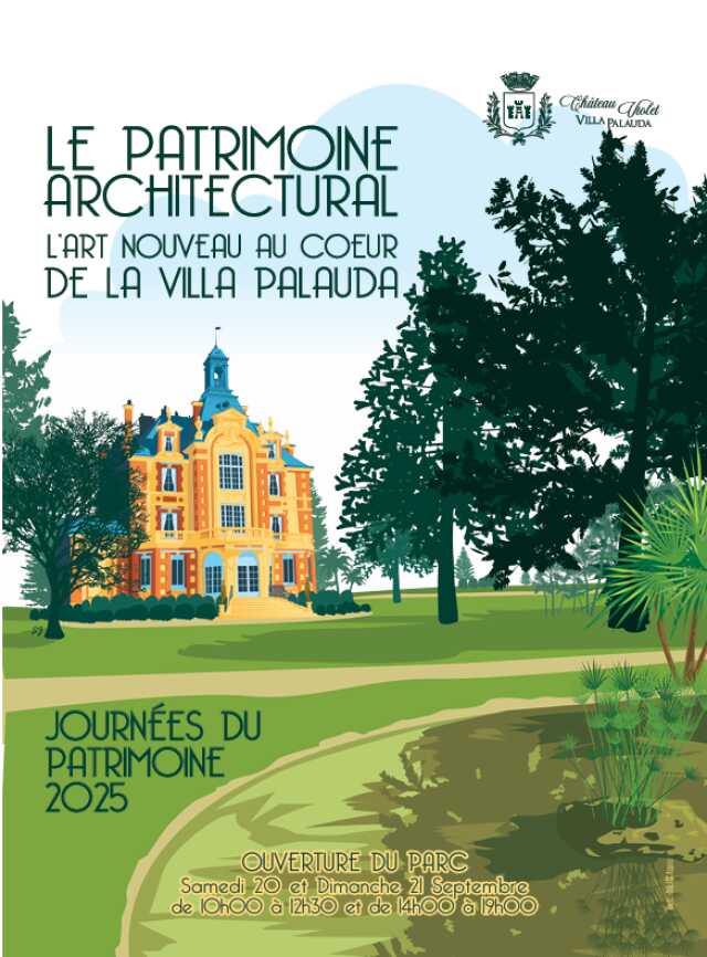 PARC PALAUDA - JOURNEES DU PATRIMOINE 2025