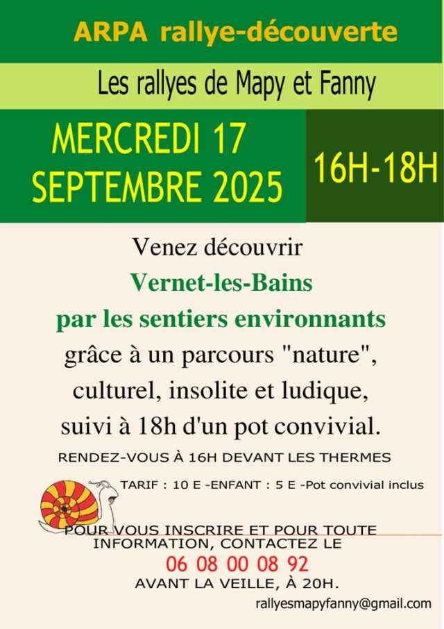 RALLYE DÉCOUVERTE : PARCOURS NATURE