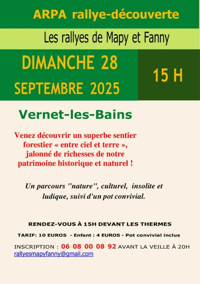 RALLYE DÉCOUVERTE : PARCOURS NATURE ENTRE CIEL ET TERRE
