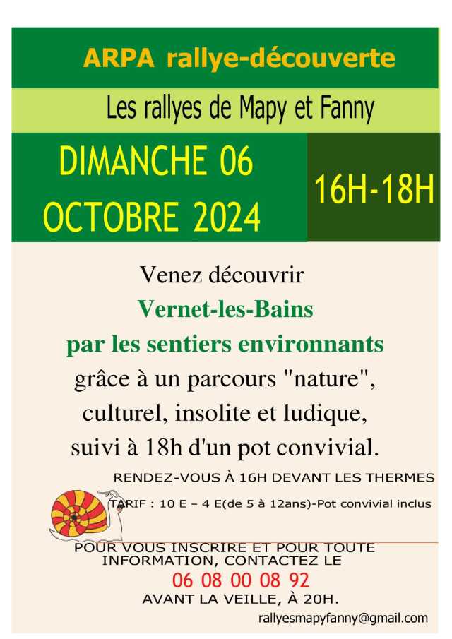 RALLYE DÉCOUVERTE : PARCOURS NATURE