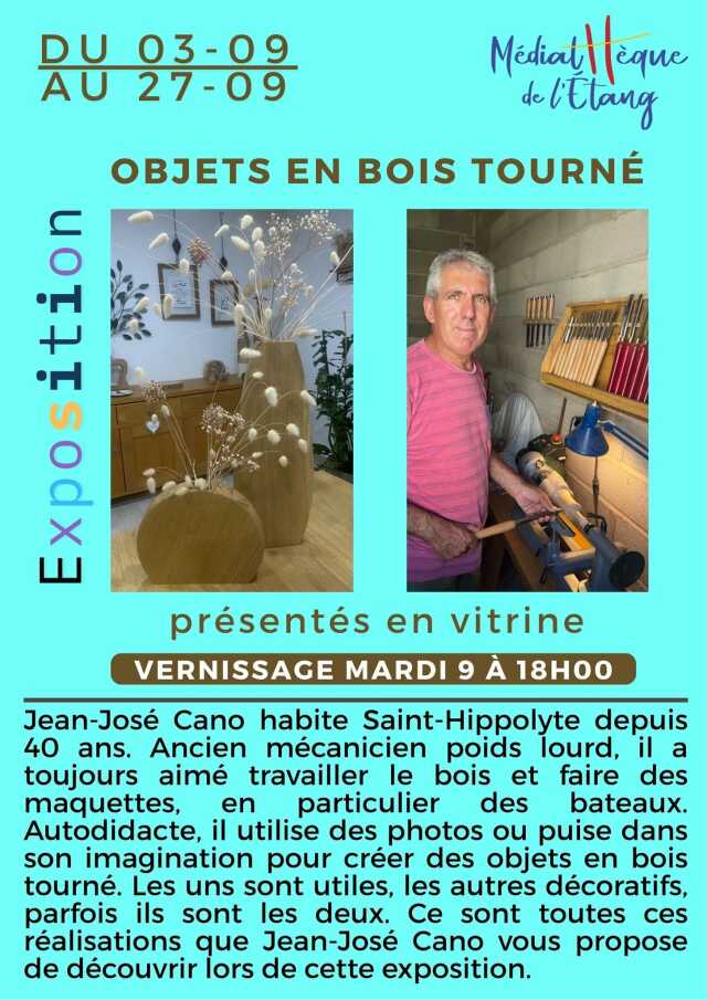 EXPOSITION OBJETS EN BOIS TOURNÉ