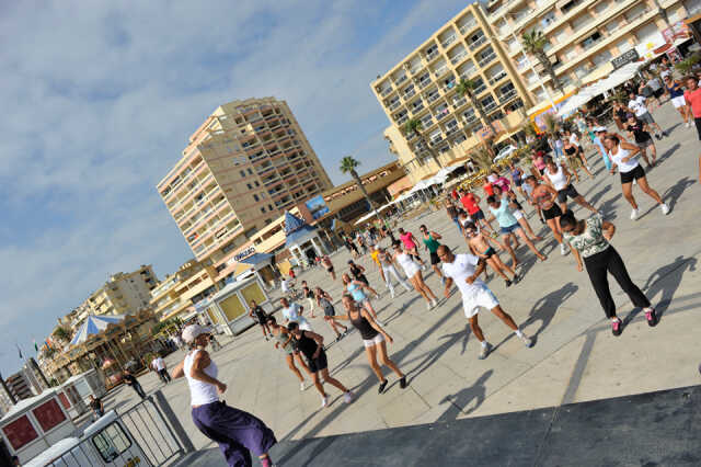 BEACH FITNESS ,PLACE MEDITERRANEE