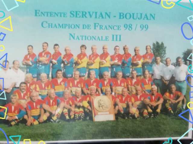 Herault Sports De Balle Et De Ballon Servian Boujan Rugby eme Anniversaire Des Champions 1999 Agenda Servian