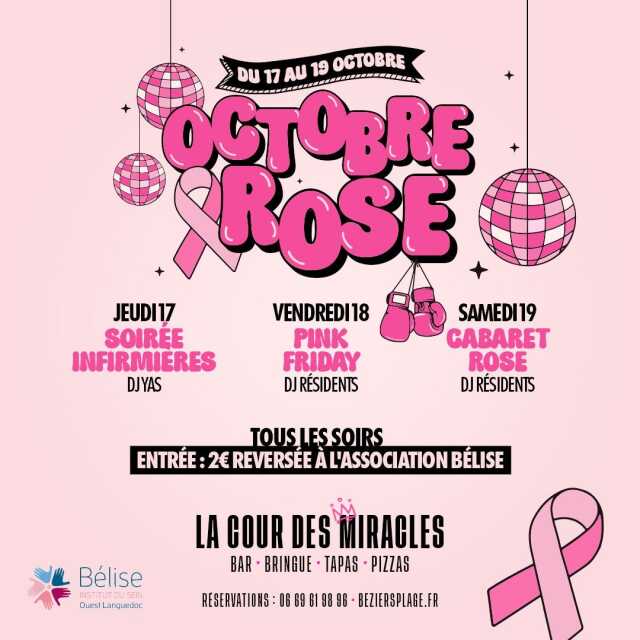 OCTOBRE ROSE À LA COUR DES MIRACLES