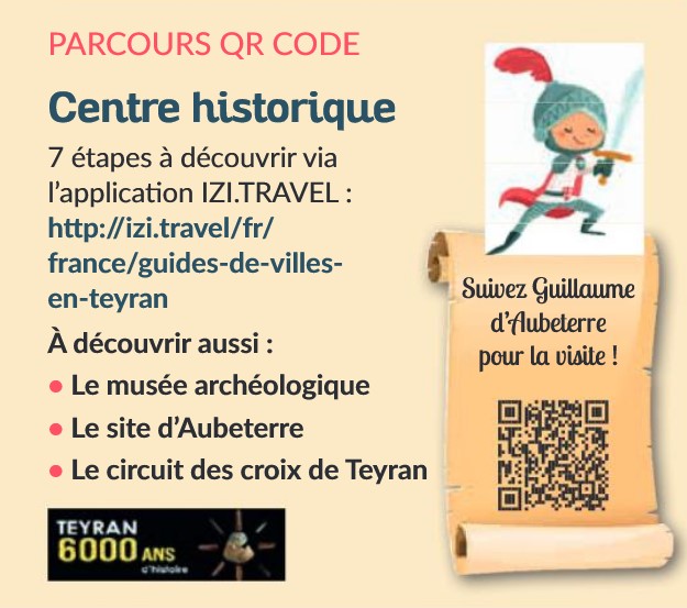 PARCOURS QR CODE, CENTRE HISTORIQUE DE TEYRAN