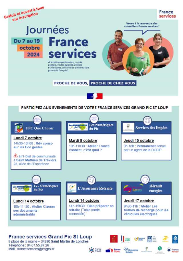 JOURNÉES PORTES OUVERTES FRANCE SERVICES