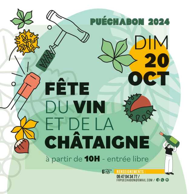 FÊTE DU VIN ET DE LA CHATAÎGNE-3ÈME ÉDITION