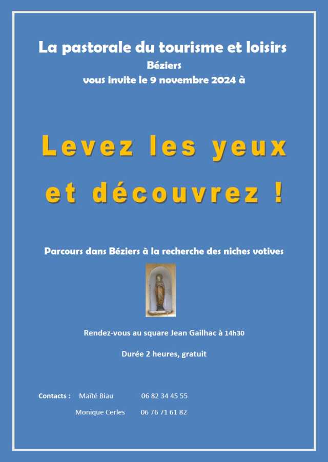 VISITE COMMENTÉE - LES NICHES VOTIVES DANS BÉZIERS