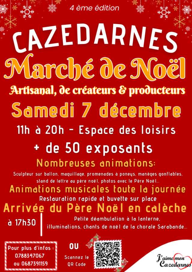 MARCHÉ DE NOËL À CAZEDARNES