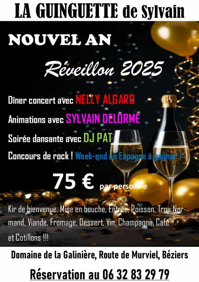 RÉVEILLON DE LA SAINT-SYLVESTRE - LA GUINGUETTE DE SYLVAIN