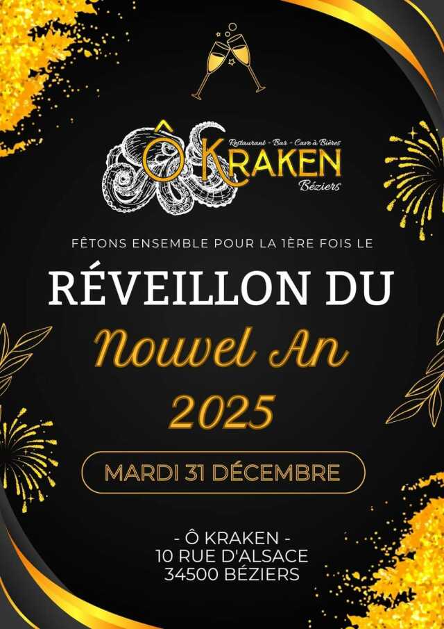 RÉVEILLON DU NOUVEL AN - O'KRAKEN