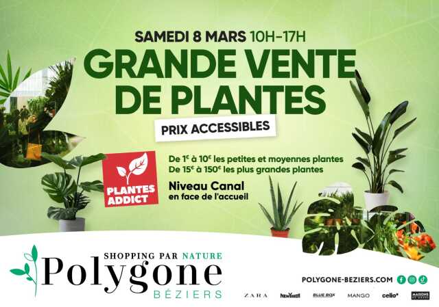 GRANDE VENTE DE PLANTES