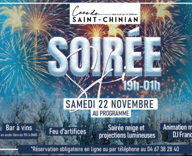 SOIRÉE A LA CAVE DE SAINT-CHINIAN