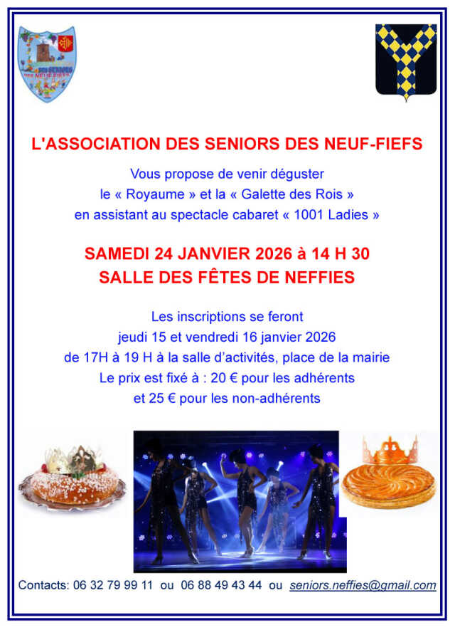 APRÈS-MIDI SPECTACLE ET GALETTE DES ROIS