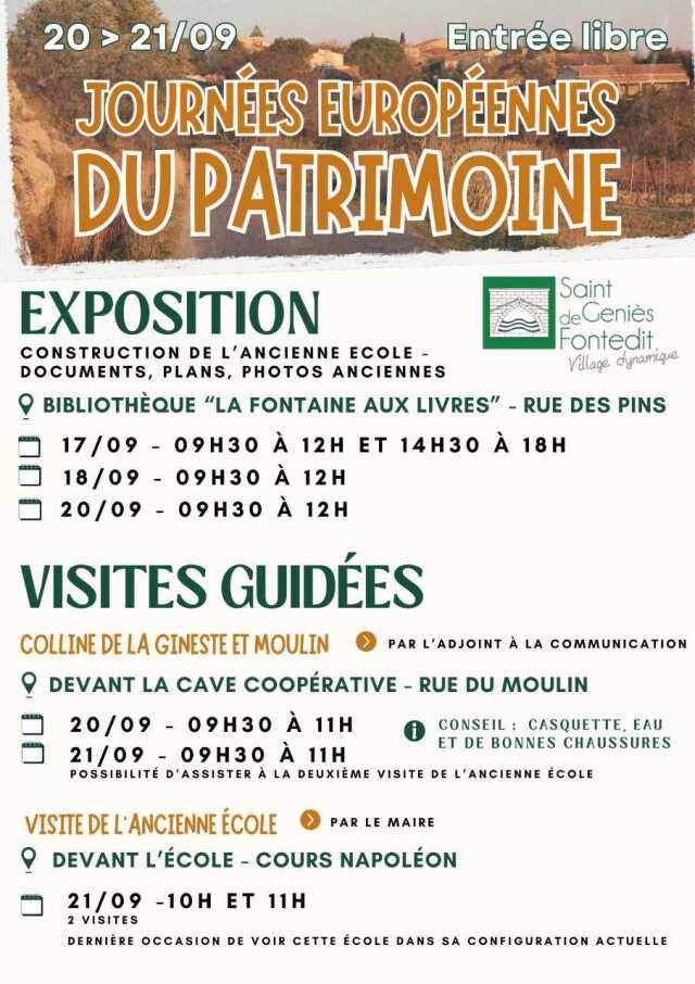 JOURNÉES EUROPÉENNES DU PATRIMOINE