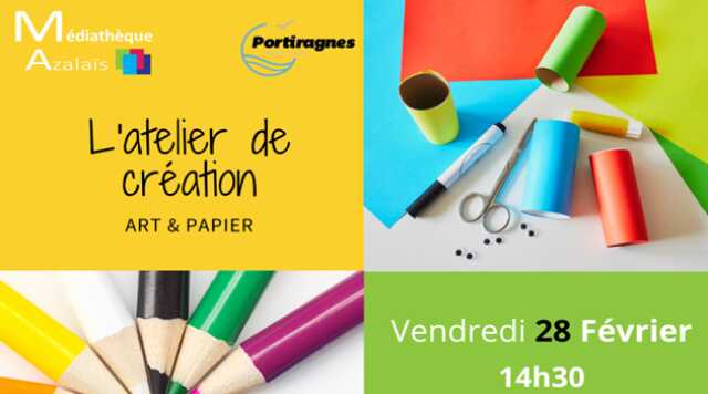 ATELIER DE CRÉATION ART ET PAPIER