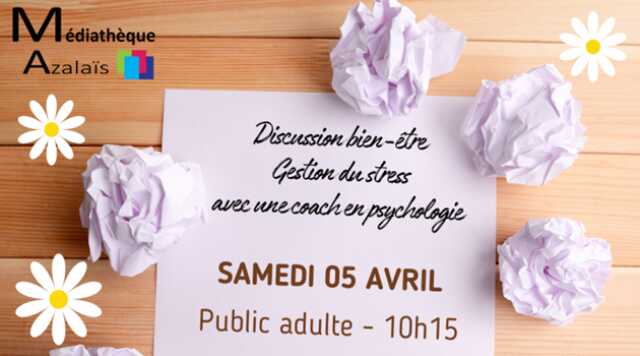 RENCONTRE - DISCUSSION - GESTION DU STRESS