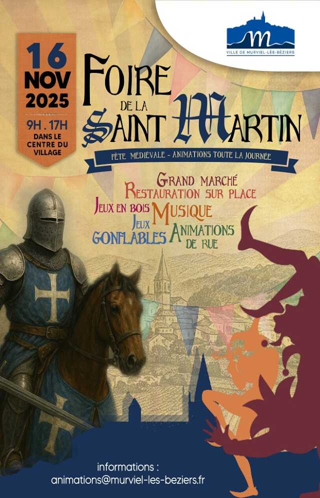 FOIRE DE LA ST MARTIN - FÊTE MÉDIÉVALE