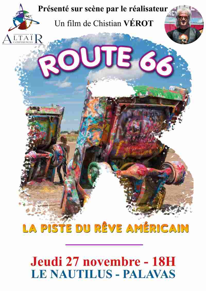 CINÉMA/CONFÉRENCE « ROUTE 66, LA PISTE DU RÊVE AMÉRICAIN »
