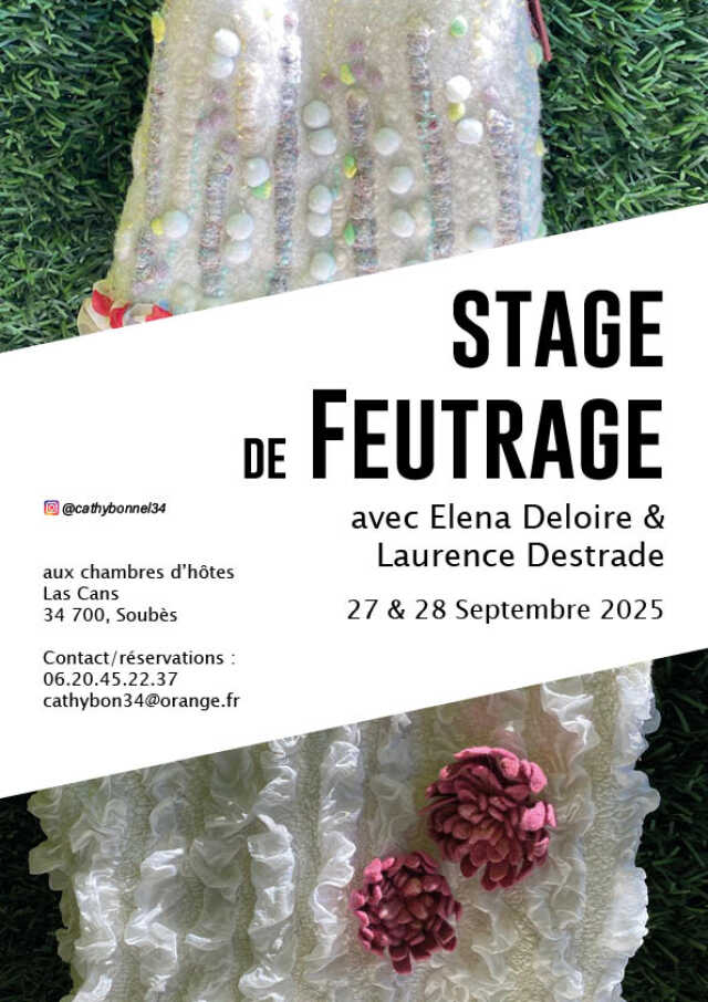STAGE DE FEUTRAGE