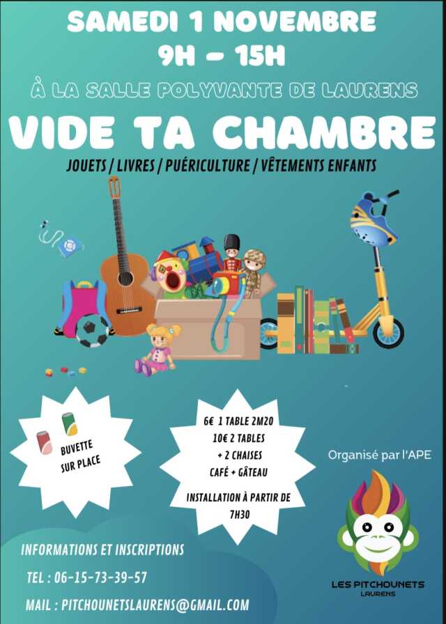 VIDE TA CHAMBRE