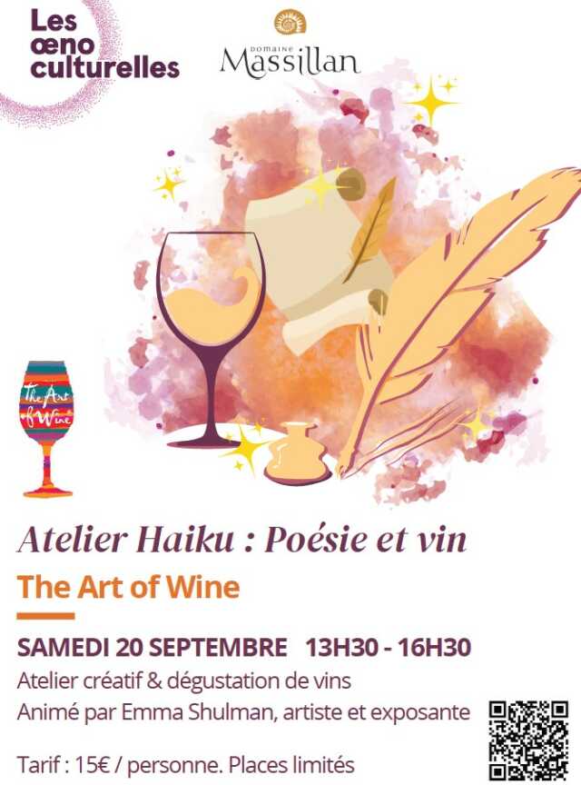 ATELIER HAÏKU & DÉGUSTATION - DOMAINE MASSILLAN