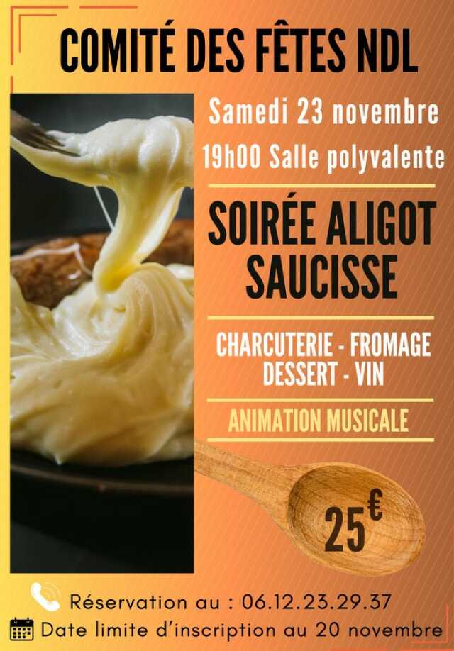 LE COMITÉ DES FÊTES A LE PLAISIR DE VOUS ANNONCER SON PROCHAIN RENDEZ-VOUS : LA SOIRÉE ALIGOT