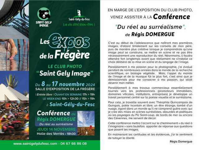 LES EXPOS DE LA FRÉGÈRE : EXPO DU CLUB PHOTO SAINT GÉLY IMAGE