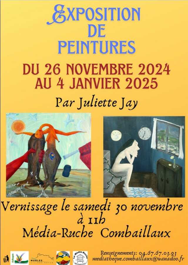 VERNISSAGE : EXPOSITION DE PEINTURES