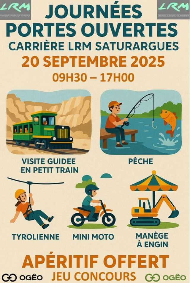 JOURNÉE PORTES OUVERTES À LA CARRIÈRE DE LUNEL