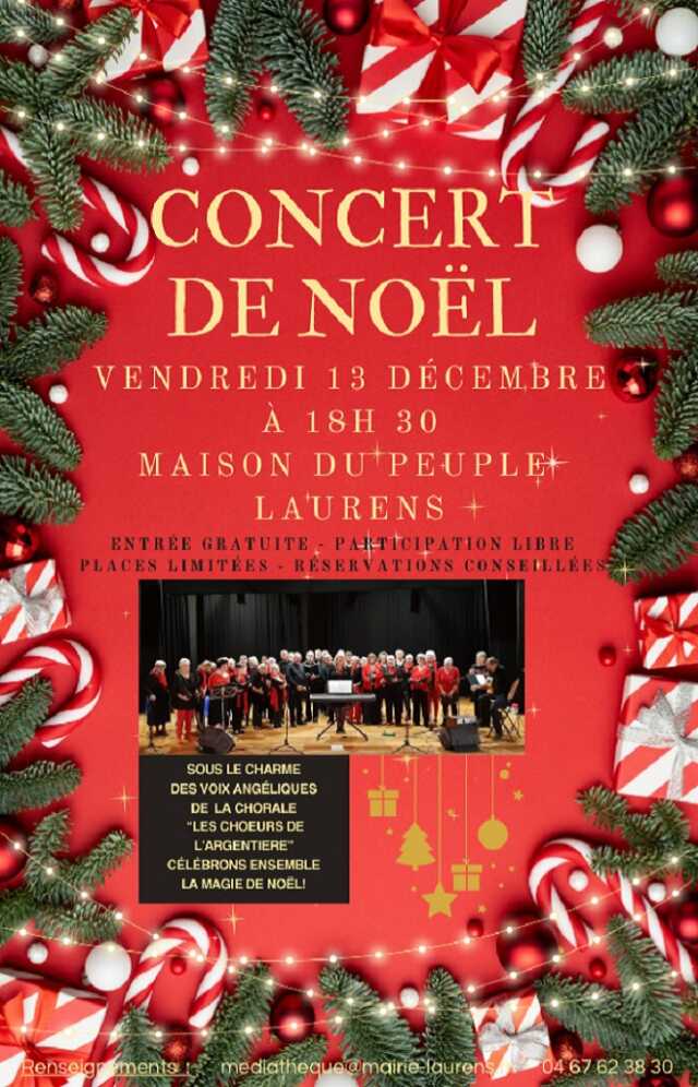 CONCERT DE NOËL - LES CHOEURS DE L'ARGENTIÈRE