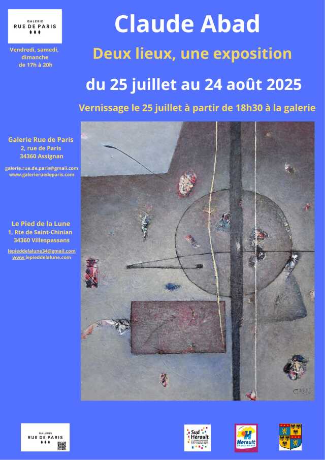 EXPOSITION DE CLAUDE ABAD