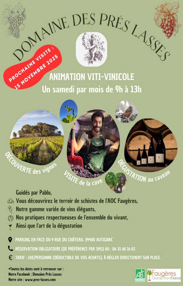 VISITE DU DOMAINE DES PRÉS LASSES