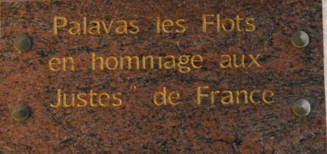 HOMMAGE AUX JUSTES DE FRANCE