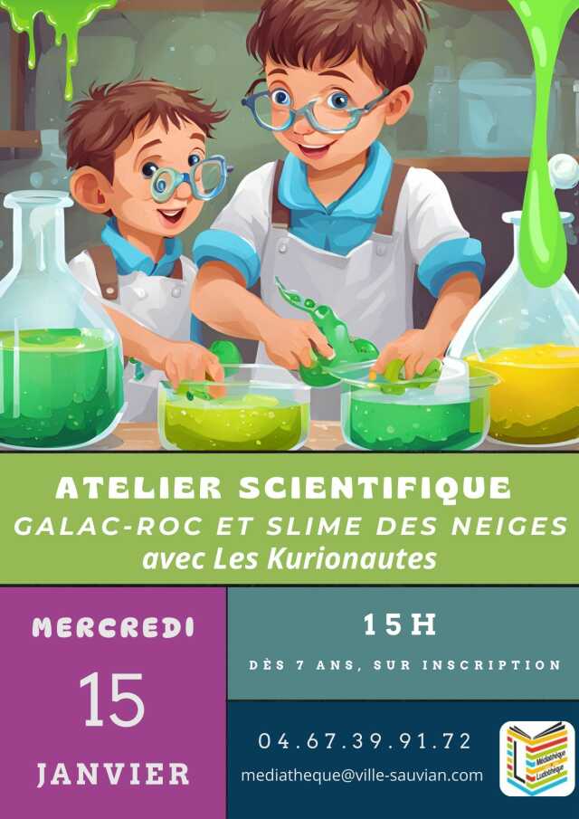 ATELIER SLIME DES NEIGES AVEC LES KURIAUNOTES