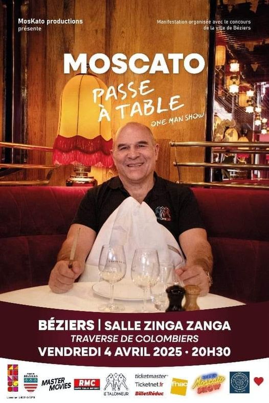 SPECTACLE DE L'HUMORISTE MOSCATO - ZINGA ZANGA