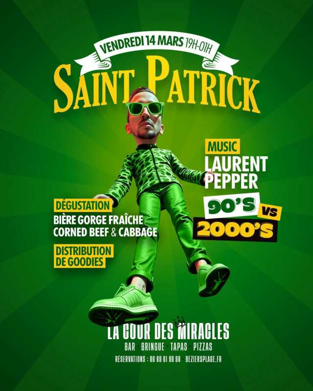 LA COUR DES MIRACLES - SOIRÉE DE LA SAINT PATRICK