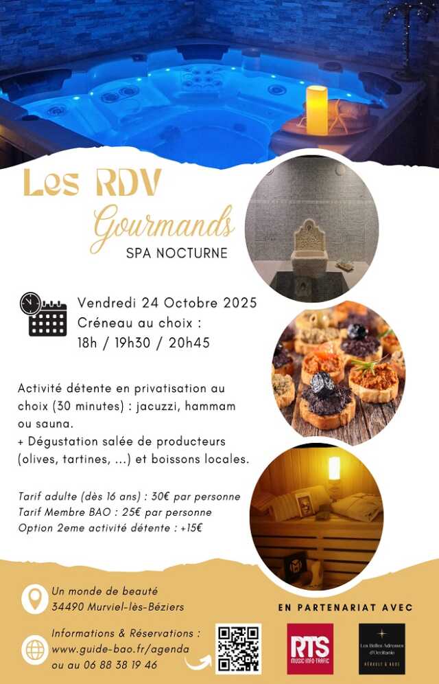 LES RDV GOURMANDS - SPA NOCTURNE