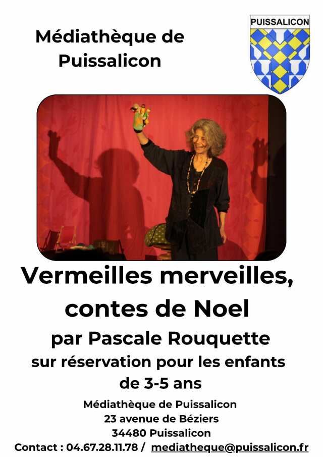 SPECTACLE DE CONTES : VERMEILLES MERVEILLES