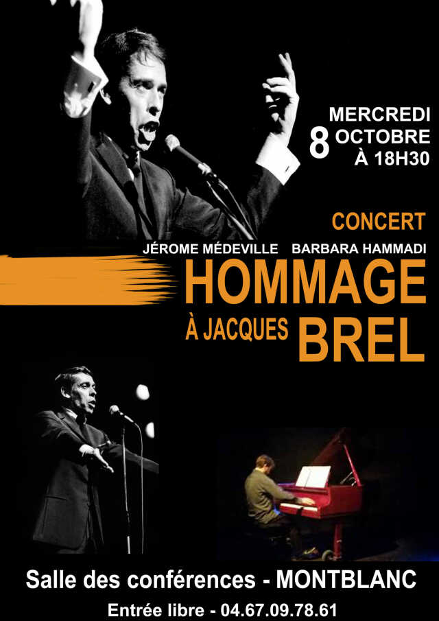 CONCERT HOMMAGE A JACQUES BREL