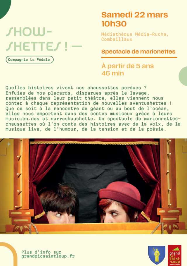 SPECTACLE DE MARIONNETTES SHOWSHETTES