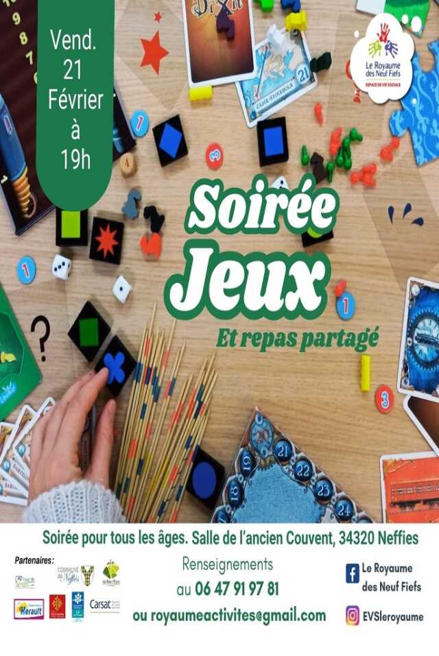 SOIRÉE JEUX