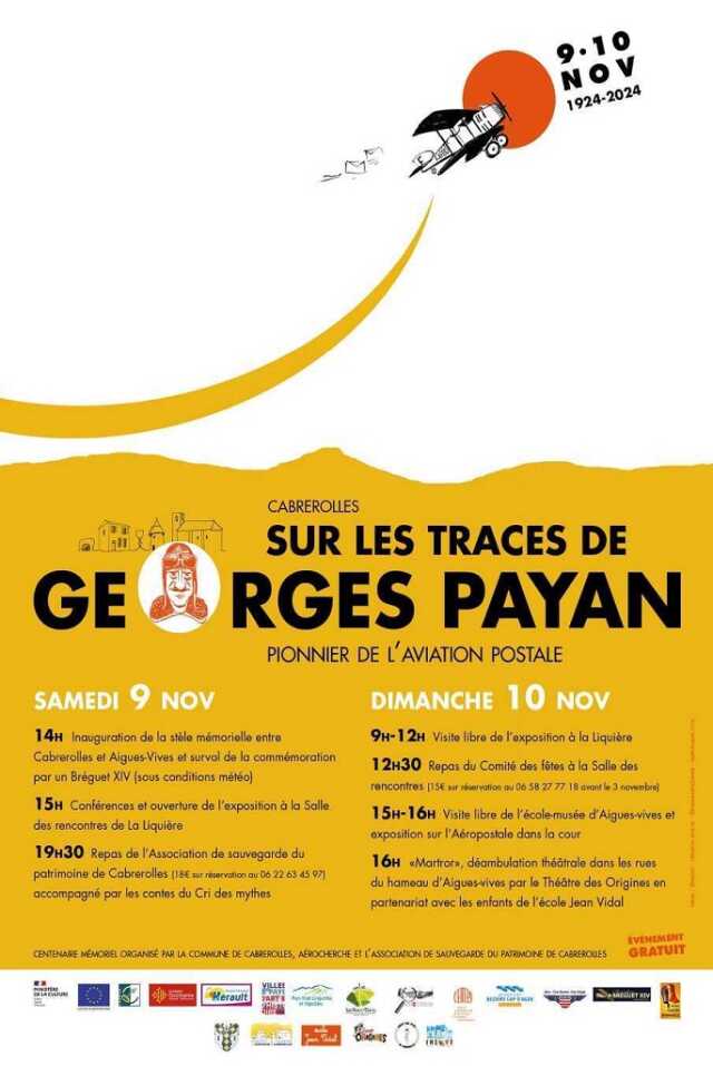 SUR LES TRACES DE GEORGES PAYAN- PIONNIER DE L'AVIATION POSTALE