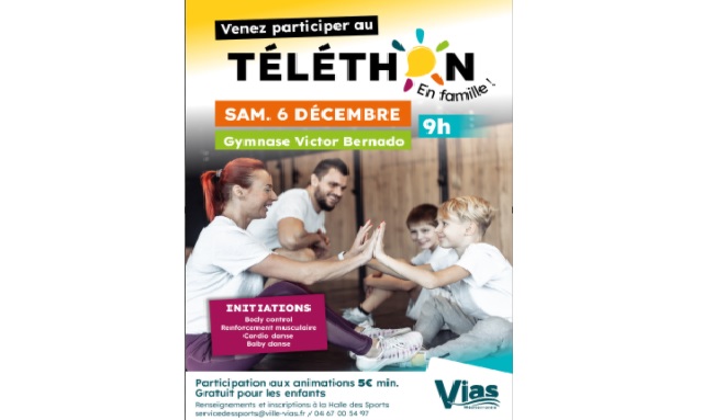 TÉLÉTHON EN FAMILLE - VIAS
