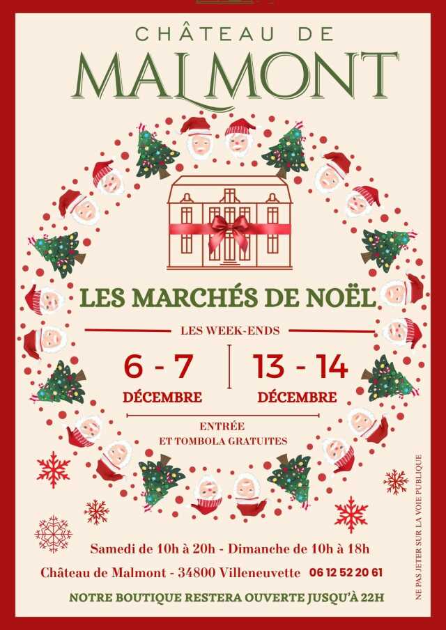 CHATEAU DE MALMONT MARCHES DE NOEL