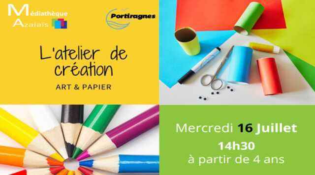 ATELIER DE CRÉATION ART ET PAPIER